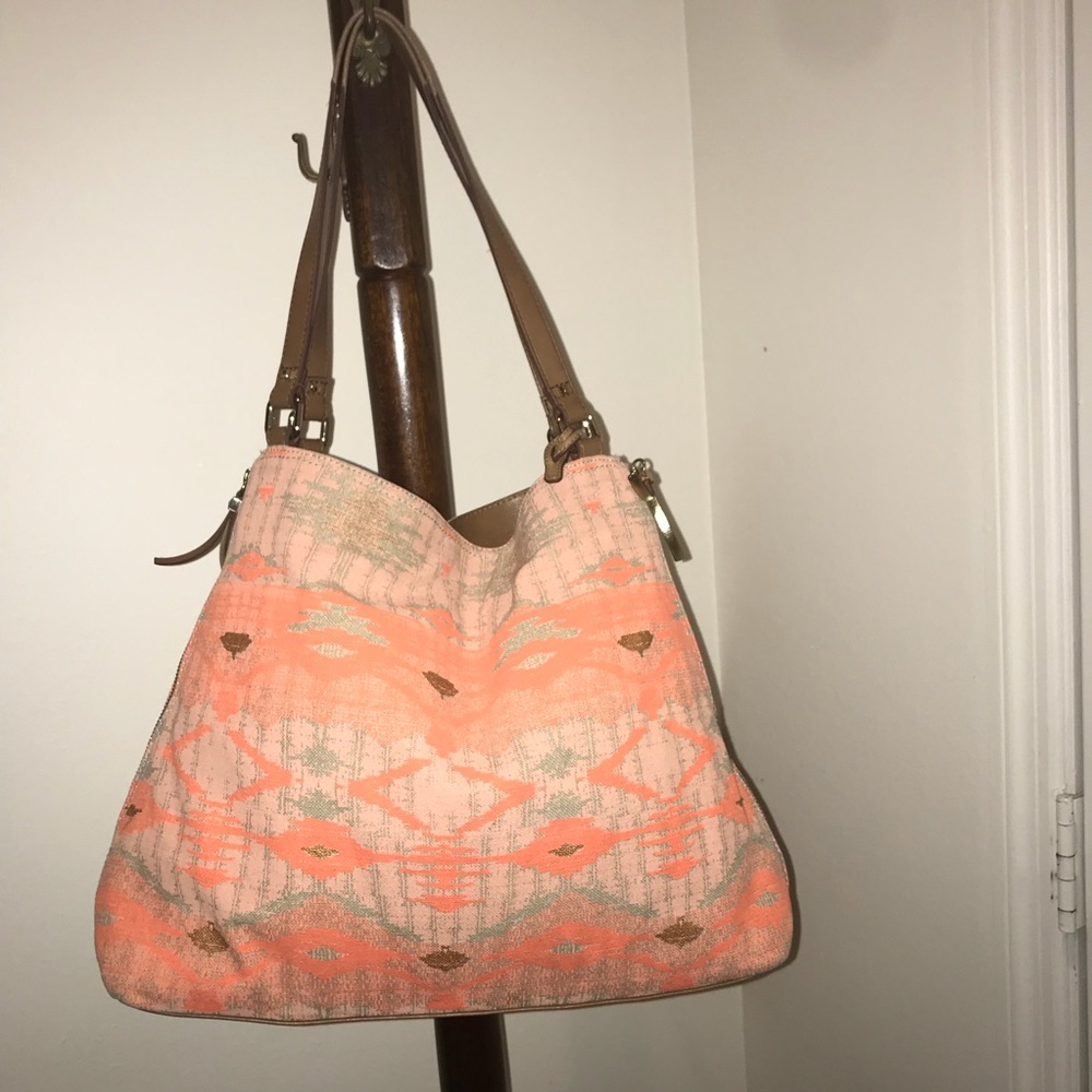 Stella and dot canvases purse